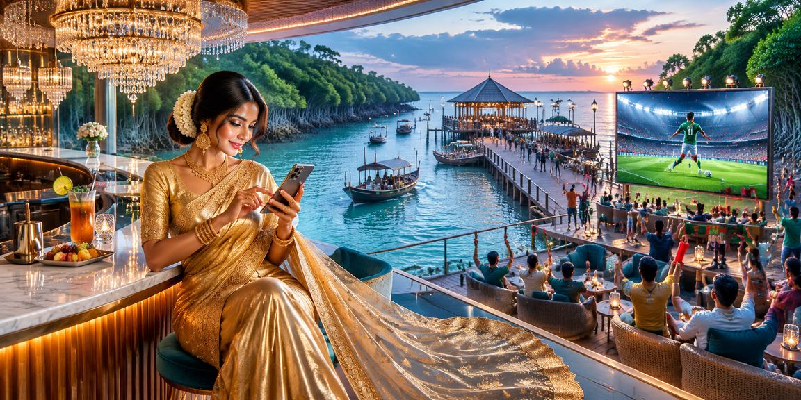 খুলনায় শাড়ি পরিহিতা বাংলাদেশি নারী মোবাইলে k801 সচেতনভাবে ব্যবহার করছেন পরিবারের পাশে