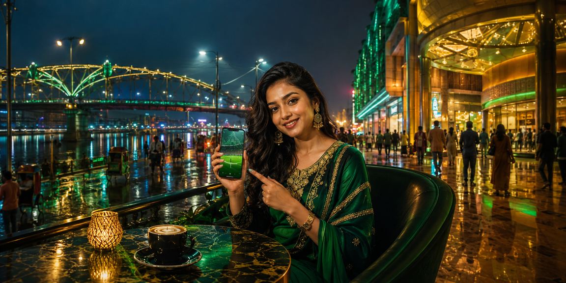 রাজশাহীতে নিওন আলোর পরিবেশে k801 ক্যাসিনো অ্যাপ ব্যবহার করছেন বাংলাদেশি তরুণ গেমার
